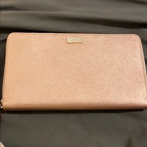 Kate Spade Laurel Wy Talla Saffiano Leather Wallet